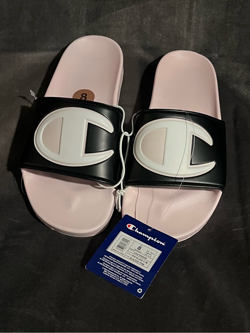 Champion Slides Slippers Sandals Women’s 8 NWT